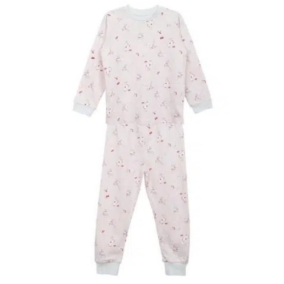 New‎ Girl's Long Sleeve Organic PJ set - Picture 1 of 5